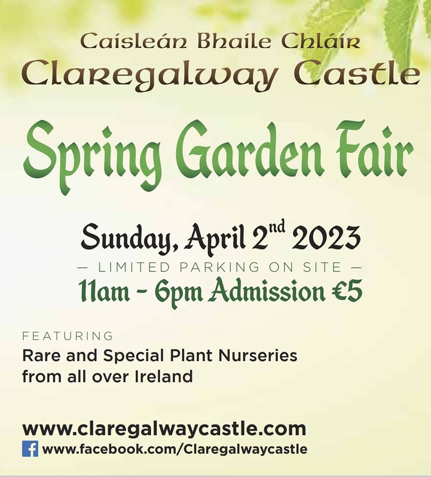 claregalway castle spring plant fair Kilmurry Nursery